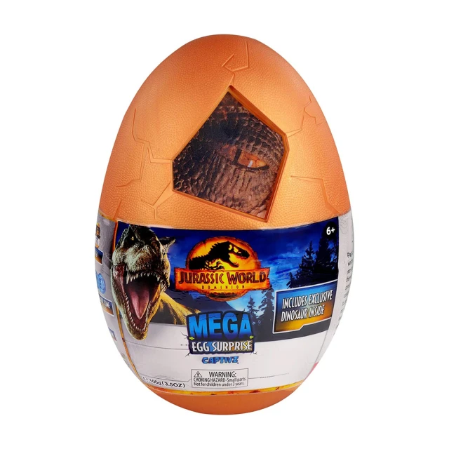 【Jurassic World 侏儸紀世界】巔峰對決超級蛋 Mega Egg(侏羅紀世界:統霸天下電影恐龍玩具抽抽樂)