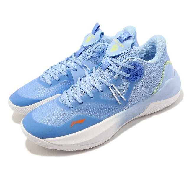 【LI-NING 李寧】音速 Sonic Team Low 籃球鞋 男鞋 極光藍 低筒 運動鞋 李寧(ABPS0233)