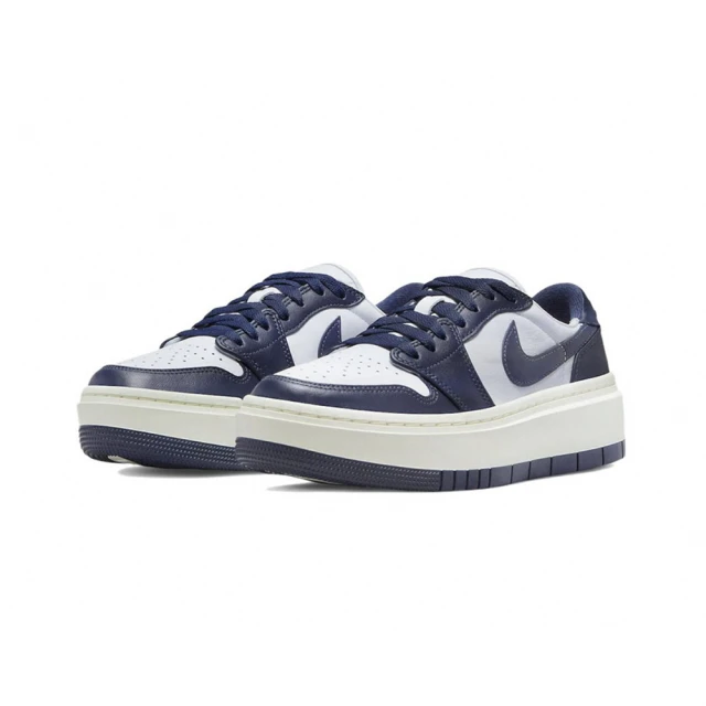 【NIKE 耐吉】Air Jordan 1 Elevate Low Midnight Navy 午夜藍 海軍藍 厚底 DH7004-141