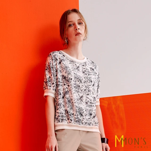 MON’S【MON’S】歐系典雅精品蠶絲上衣