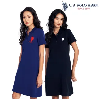 【U.S. POLO ASSN.】經典款短袖POLO裙(polo polo裙 洋裝 連身裙)