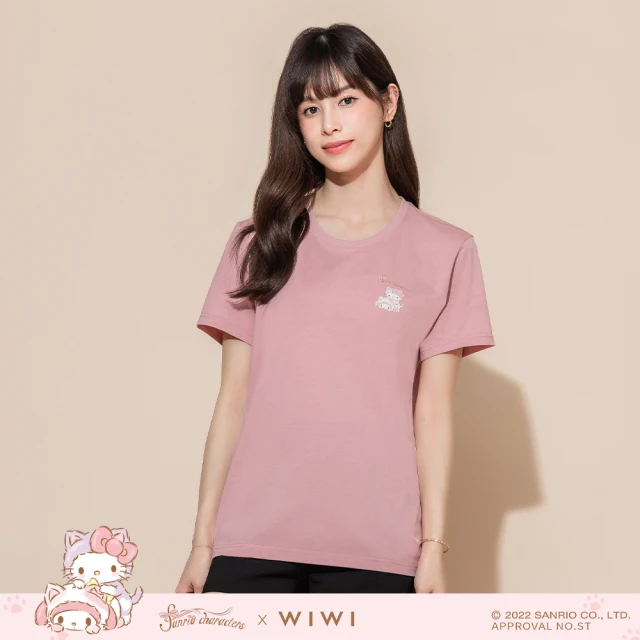 WIWI【WIWI】寵愛HELLO KITTY冰酷短版涼感衣