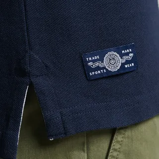 【Superdry】男裝 短袖POLO衫 VTG SUPERSTATE POLO(海軍藍)