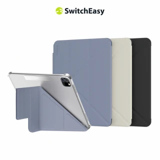 【魚骨牌 SwitchEasy】Origami Nude iPad Pro 11吋/Air 10.9吋 多角度透明保護殼(折疊式支架保護套)