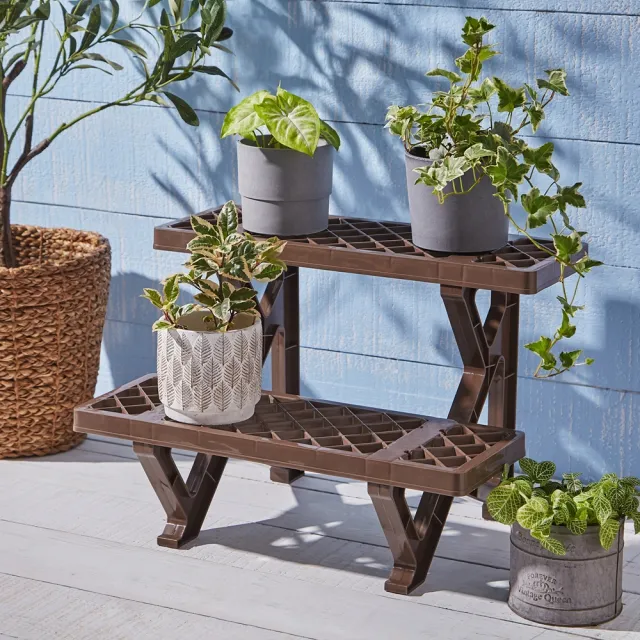 簡單樂活 巴比倫花架 多層花架 花盆 花架 盆栽架 多肉植物架 陽台花架 花盆架 Momo購物網 雙12優惠推薦 22年12月