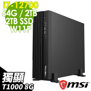 【MSI 微星】DP130 12-295TW i7-1270064G2TSSD+2TBT1000 8GW11P(12代i7十二核心 薄型繪圖電腦)