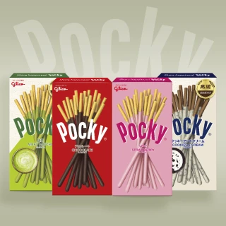 【Glico 格力高】Pocky百奇 餅乾棒(巧克力/草莓/抹茶/牛奶餅乾)(萬聖節必拜)