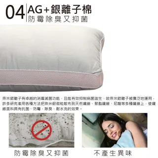 【寢室安居】買1送1  台灣製 雙層石墨烯銀離子可拆洗獨立筒枕(Momo獨家限定款)