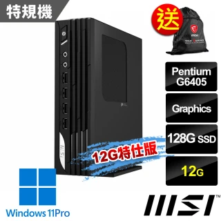 PRO DP21 11MA-258TW 桌上型電腦(Pentium G6405/12G/128G SSD/Win11Pro-12G特仕版)