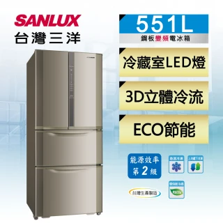 551公升二級能效變頻四門冰箱(SR-C551DVF)