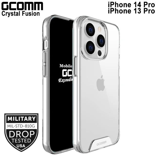 【GCOMM】iPhone 14Pro 13Pro 晶透軍規防摔殼 Crystal Fusion(iPhone 14 Pro 13 Pro 6.1吋 共用)