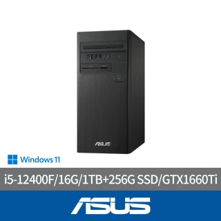 H-S500TD i5 六核心文書電腦(i5-12400F/16G/1TB HDD+256GB SSD/GTX1660Ti 6G/Win11)