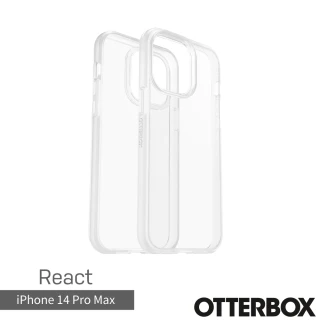 【OtterBox】iPhone 14 Pro Max 6.7吋 React輕透防摔殼(透明)