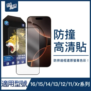 【ZA喆安電競】適用iPhone 14/13/12 mini/Pro/Pro Max/11/Xr/Xs/X 高清鋼化玻璃保護貼膜(手機保護貼膜)