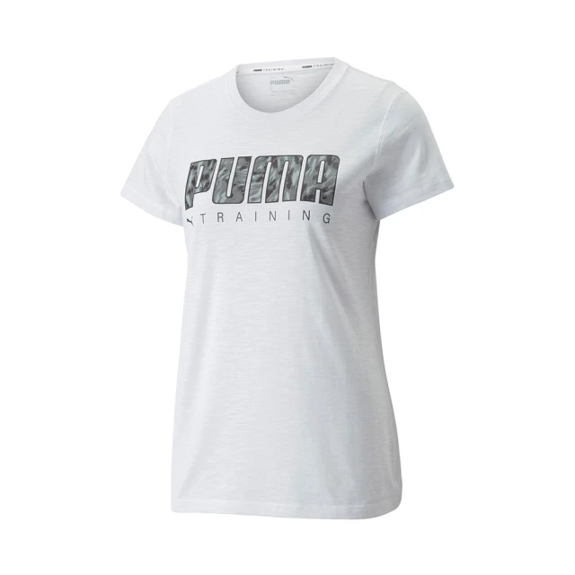 PUMA【PUMA】蔡依林 豹紋 訓練系列 Logo Fill 短袖T恤 女 - 52251302