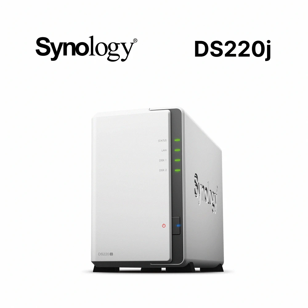 【Synology 群暉科技】DS220j 2Bay NAS 網路儲存伺服器