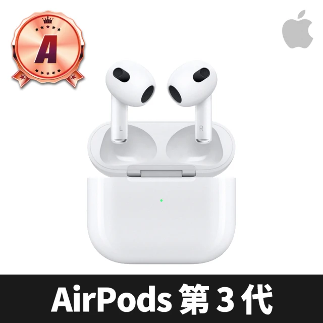 【Apple 蘋果】B 級福利品 AirPods 第 3 代(原廠保固中)