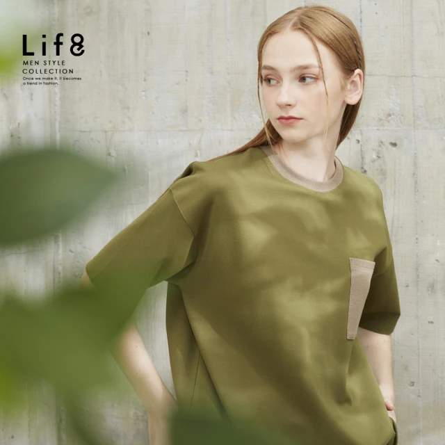Life8【Life8】WILDMEET 晨曦初照 口袋設計短袖上衣(61059)