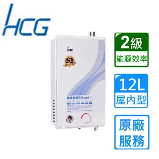【(全國安裝)HCG 和成】GH1255 屋內大廈型強制排氣熱水器(12L)