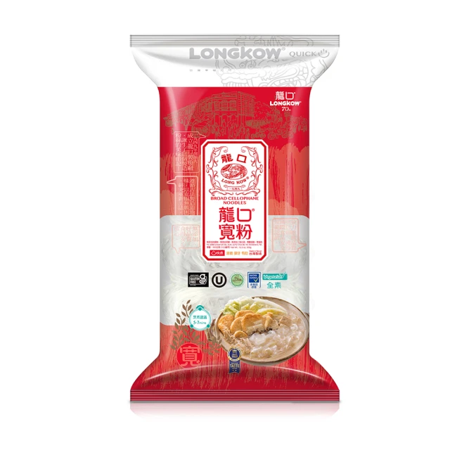 【龍口食品】寬粉快煮型十把裝(復刻版)