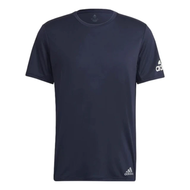 adidas 愛迪達【adidas 愛迪達】adidas Run It Tee 男運動排汗衫 藍 KAORACER HL3966