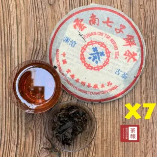茶韻 普洱茶06年春茗茶廠鑫象牌瀾滄古茶野生茶357g 七餅無農殘 附茶樣15g 收藏盒 桶藏紗袋 茶刀x1 Momo購物網