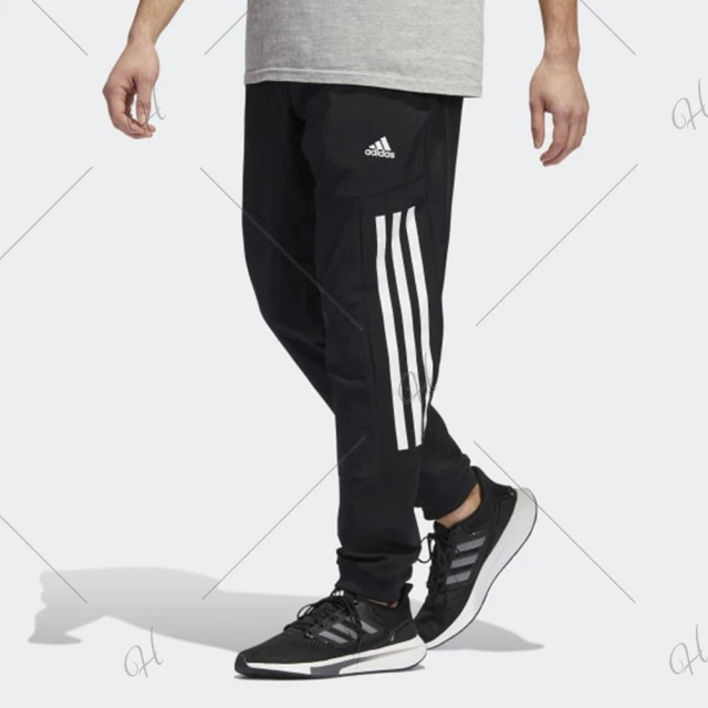 【adidas 愛迪達】長褲 男款 運動褲 M FI WV Pant 黑 HK2143