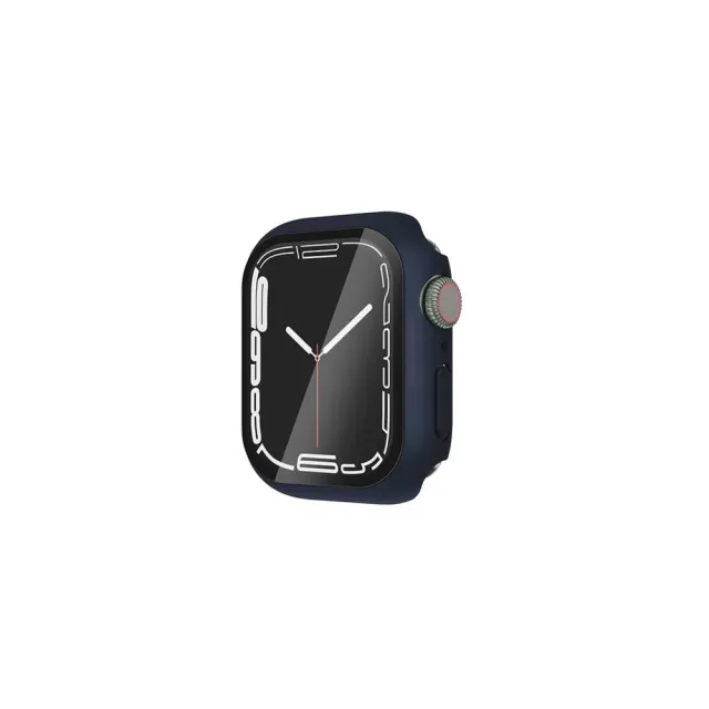 【CaseStudi】AppleWatch 8/7 45mm Impact 玻璃錶殼_海軍藍(相容44mm Apple Watch)