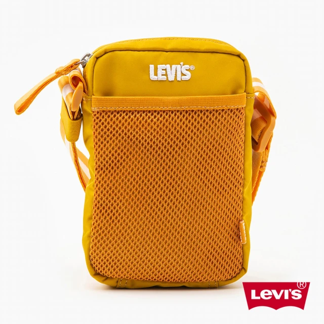 LEVIS【LEVIS】Gold Tab金標系列 男女同款 運動風隨身小包 / 精工刺繡Logo 香橙黃 人氣新品