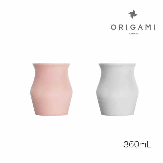 【ORIGAMI】日本摺紙咖啡 Sensory 陶瓷聚香杯 2色(360ml)