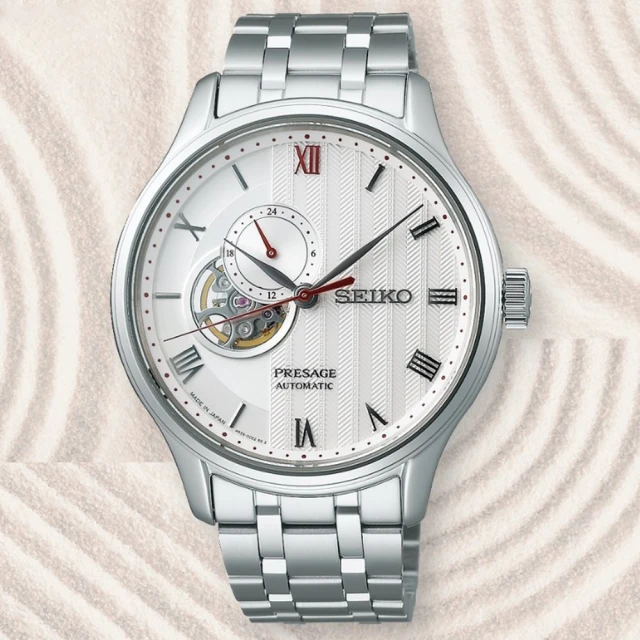 【SEIKO 精工】Presage 開芯鏤空機械錶 4R39-00W0S / SSA443J1(鏤空)