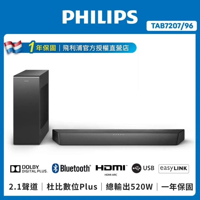 Philips 飛利浦 ★已拆福利品★5.1.2聲道全景聲環