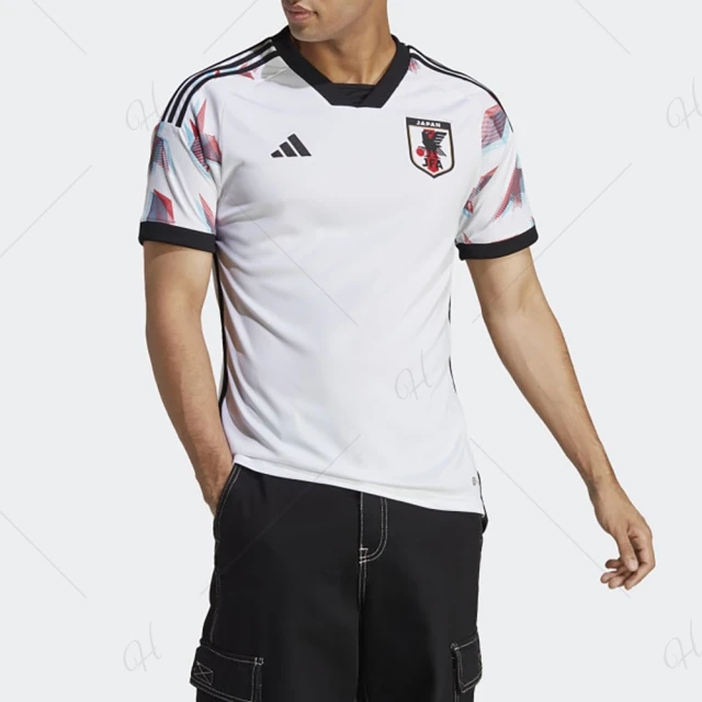 adidas 愛迪達【adidas 愛迪達】上衣 男款 短袖上衣 運動 世足賽 日本國家隊客場 亞規 JFA A JSY 白 HF1844