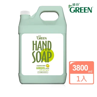 【Green 綠的】植物系潔手慕斯加侖桶-檸檬伯爵3800ml(洗手乳)