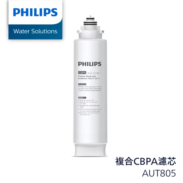 【Philips 飛利浦】CBPA 複合式濾芯(AUT805)