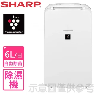 【SHARP 夏普】6公升清淨除濕機(DW-L71HT-W)
