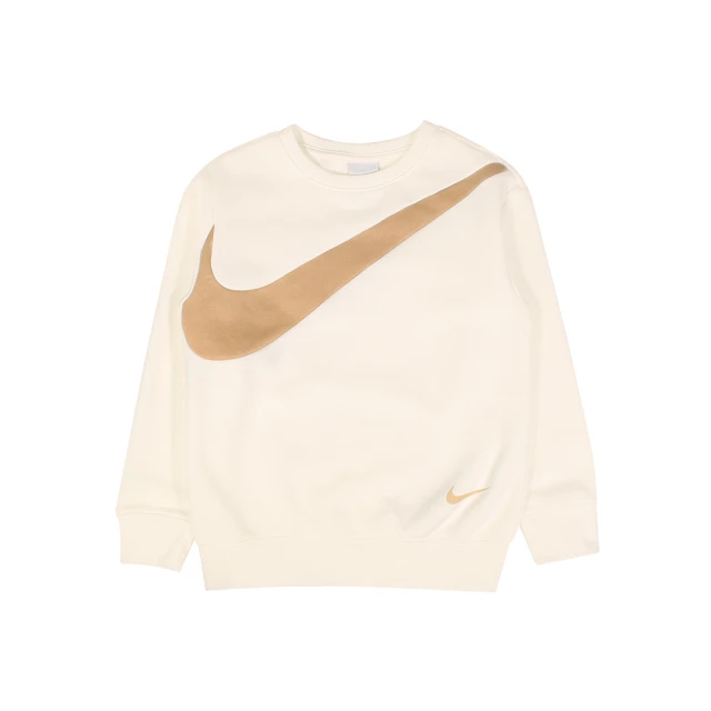 【NIKE 耐吉】長袖上衣 大學T 大LOGO 舒適 小童 - NY2242087PS001