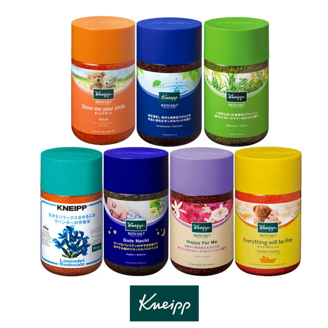 【Kneipp 克奈圃】日本限定版-鹽泉浴鹽系列 850g(Kneipp/模砂糖/去角質/日本/天然/德國/沐浴鹽/鹽)