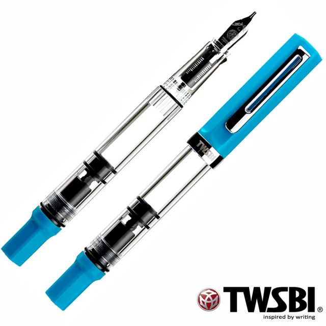 【TWSBI 三文堂】ECO 海青色 活塞鋼筆