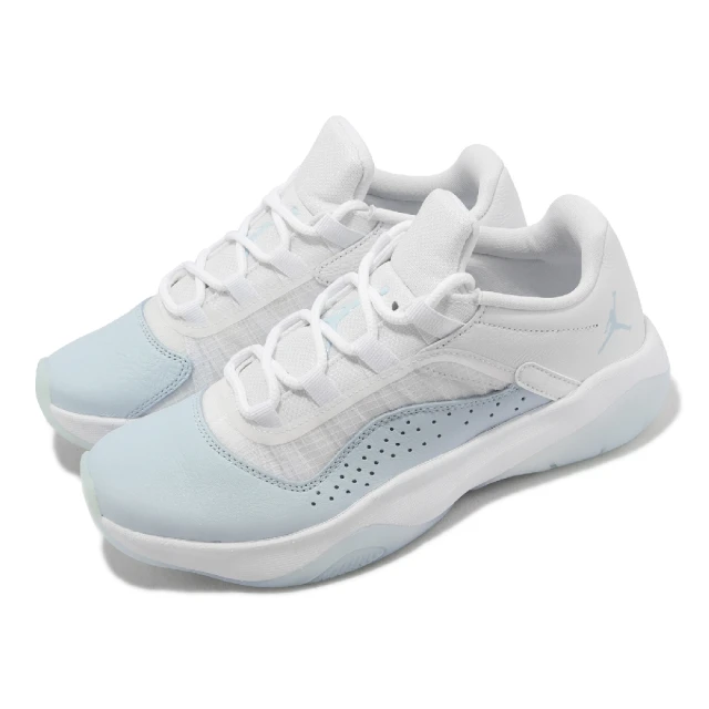 【NIKE 耐吉】Wmns Air Jordan 11 CMFT Low 女鞋 白 寶寶藍 低筒 喬丹 冰底(DV2629-100)