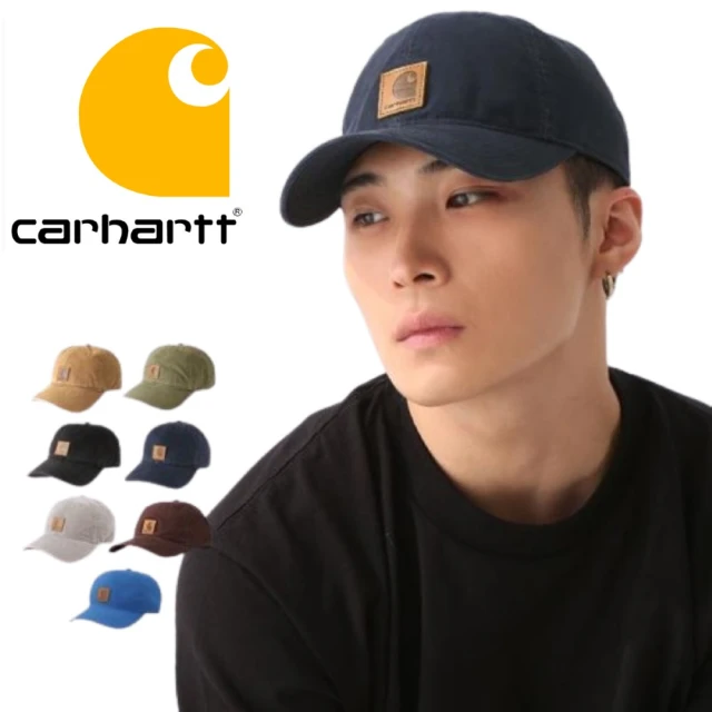 【carhartt】Carhartt ODESSA經典老帽/鴨舌帽/牛皮革標/厚磅粗帆布/石洗老舊感x棒球帽(鴨舌帽 carhartt)