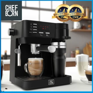 【CHEFBORN韓國天廚】Esto多功能半自動義式咖啡機(義式美式膠囊3in1)