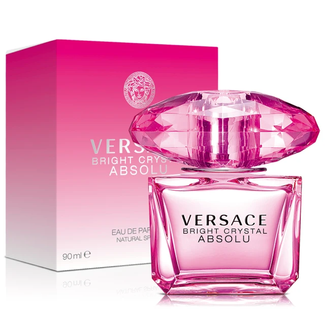 【VERSACE 凡賽斯】絕對•香戀水晶女性淡香精90ml(原廠公司貨)