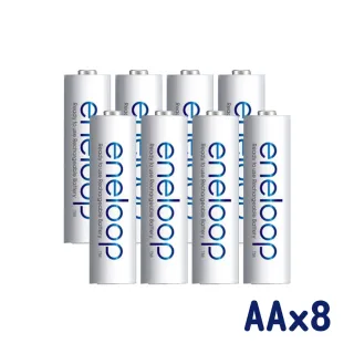 【Panasonic】eneloop低自放3號鎳氫充電電池8入(實用 環保安全 換新 限時)