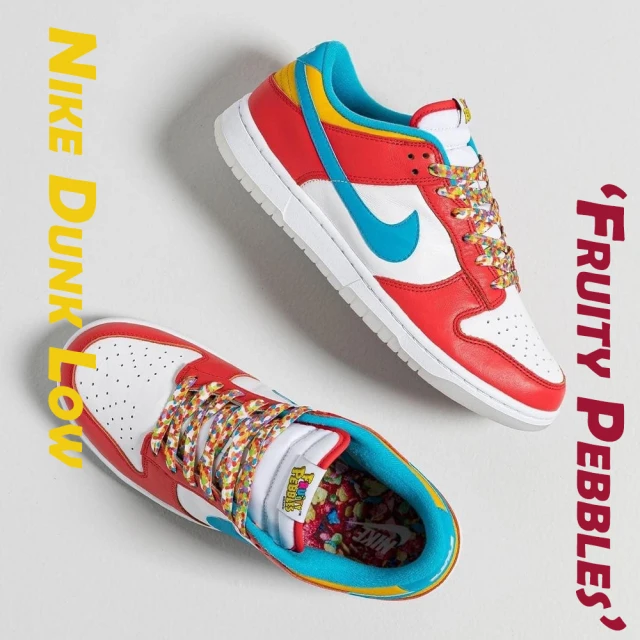 【NIKE 耐吉】Nike Dunk Low ‘Fruity Pebbles’ 男女鞋 水果麥片 休閒鞋(DH8009-600)