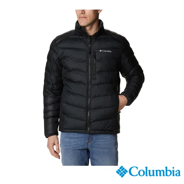 【Columbia 哥倫比亞】男款-Omni-Heat Infinity 金鋁點極暖立領外套-黑色(UWE83950BK / 2022年秋冬)
