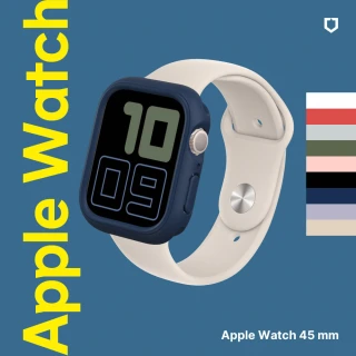 【RHINOSHIELD 犀牛盾】Apple Watch S8/7 45mm CrashGuard NX模組化防摔邊框手錶保護殼