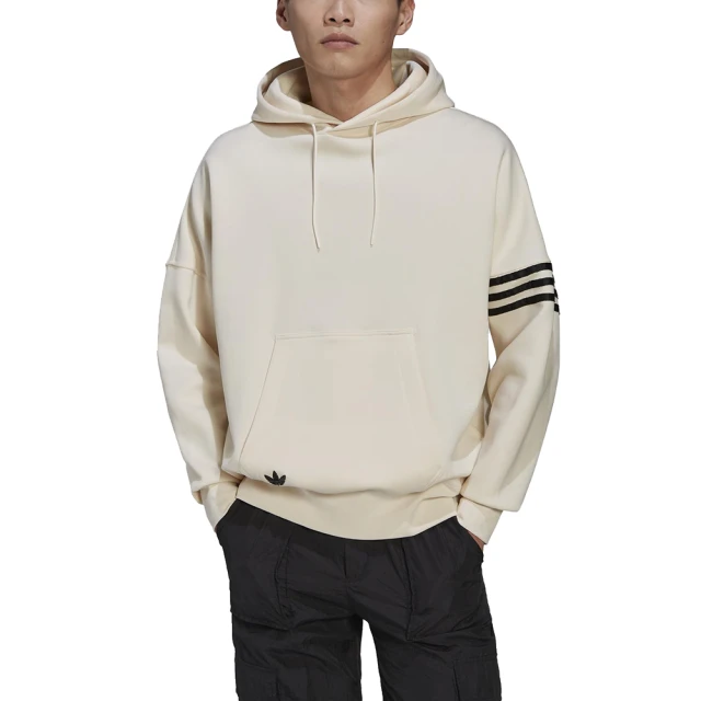 【adidas 愛迪達】連帽長袖T恤 NEW C HOODIE 男 - HM1870