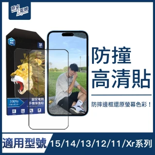 【ZA喆安電競】適用iPhone 14/13/12 mini/Pro/Plus/Pro Max/11/Xr 高清鋼化玻璃保護貼膜(手機保護貼膜)
