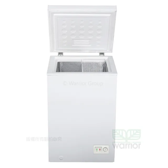 【Haier 海爾】100L 上掀密閉臥式冷凍櫃(HCF-102S白色)